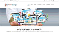 Desktop Screenshot of foxwebdesign.com